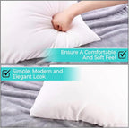 QUBA LINEN Throw Pillow Inserts, 18x18 Inches - Image 5