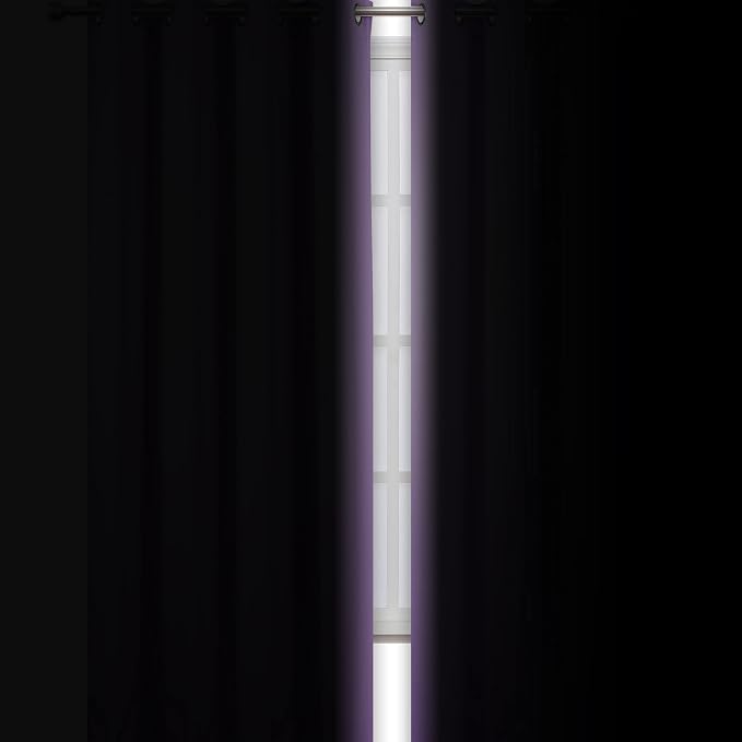Lavender Blackout Curtains 52 x 54 Inch Length/Set of 2 Curtain Panels/Thermal - Image 3