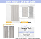 Simplebrand Ava Natural Extra Long 10ft Curtains - Image 8