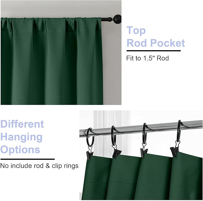 Simplebrand Blackout Extra 10ft Curtains - Image 4