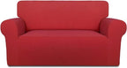 PureFit Stretch Loveseat Covers Fleece Couch Covers by PureFit