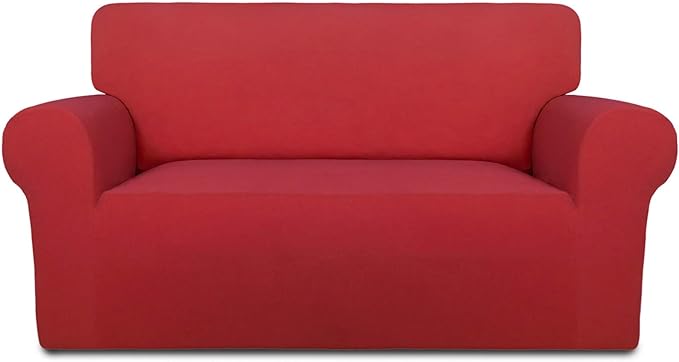 PureFit Stretch Loveseat Covers Fleece Couch Covers by PureFit