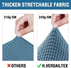 H.VERSAILTEX 4 Piece Stretch Sofa Covers - Image 3