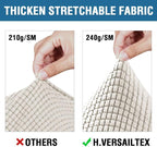 H.VERSAILTEX 3 Piece Stretch Sofa Covers - Image 5