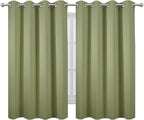 Sage Green Thermal Blackout Curtains/52 x 54 Inch/Set of 2 Panels Room - Image 2