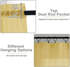 Sheer Curtains 84 Inches Long 2 Panels Set - Image 4