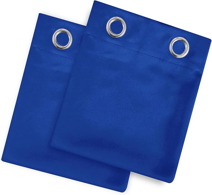 Royal Blue Thermal Blackout Curtains/52 x 54 Inch/Set of 2 Panels Room - Image 9