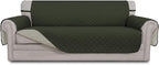 Easy-Going Reversible Couch Cover, 4 Seater Sofa, Army Green/Beige | XX-Large by Easy-Going
