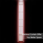 Blackout Curtains 52 x 84 inch/Coral Curtains Set of 2 Panels/Thermal Insulated - Image 3