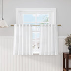 Kitchen Curtains Linen 36 Inch Length by Nanspring