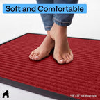 GORILLA GRIP Waterproof Traffic Guard Door Mat, 2 Pack, Indoor Outdoor Heavy - Image 8