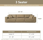 MYSKY HOME Boho Couch Cover Charcoal Gray Sofa Covers - Image 6