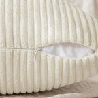 MIULEE Cream White Decorative Lumbar Throw Pillow Covers 12x24 Inch 2 Pack | - Image 6