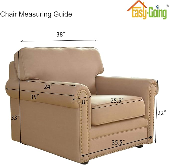 Easy-Going Stretch Chair Slipcover - Image 5