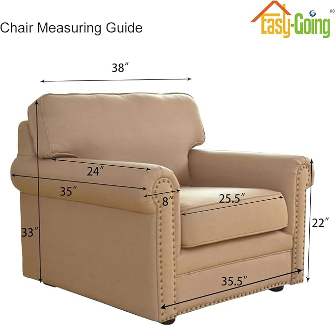 Easy-Going Stretch Chair Slipcover - Image 5