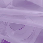 SpaceDresser Basic Rod Pocket Sheer Voile Window Curtain Panels Lavender 1 Pair - Image 7