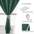 Portable Light Blocking Curtains Self-Stick Design, Removable Adhesive Window - Image 6