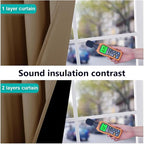 NICETOWN Full Shading Curtains 90" Long 2 Panels Set - Image 4