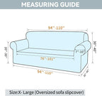LURKA Stretch Oversized Sofa Slipcovers 1 Piece Couch Covers - Image 6