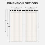 Joydeco 90 Inch Blackout Curtains - Image 2