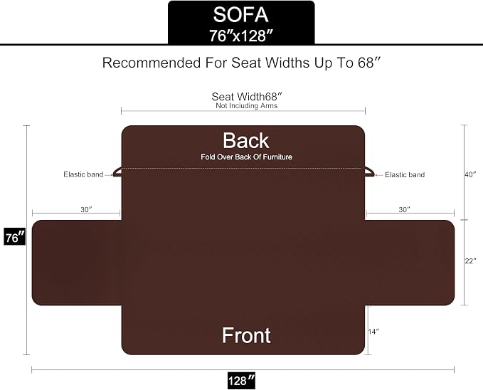 U-NICE HOME Reversible Couch Cover - Image 6