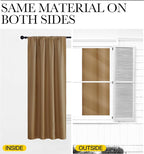 NICETOWN Blackout Curtains for Living Curtains, 52 by 63 Inch, Window Treatment - Image 5