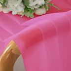 Hot Pink Kitchen Sheer Curtains - Image 6