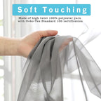 Grey Sheer Curtains - Image 3