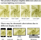 Lemon Sheer Curtains 84 Inches Long 2 Panels, Solid Voile Light Filtering Airy - Image 4