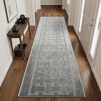 Runner Rug 27 ft, Extra Long Non-Slip Washable Rug, Rubber Backing, Rolled in - Image 7