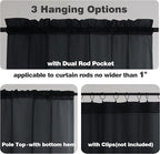 Chyhomenyc Black Sheer Valances - Image 4