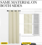 NICETOWN Kitchen Curtains for Decoration, Thermal Insulated Grommet Room - Image 5