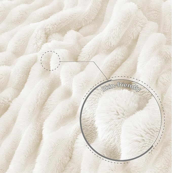 Exclusivo Mezcla Striped Twin Size Fleece Blanket - Image 5