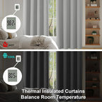 Simplebrand Silver Grey Blackout Curtains - Image 6