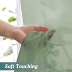 Chyhomenyc Sheer Window Curtains 144 inch Extra Long 2PCS, Airy Scarf Drapes - Image 2