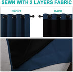 NICETOWN 100% Blackout Curtains - Image 5