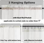 Chyhomenyc Ivory Sheer Valances - Image 5