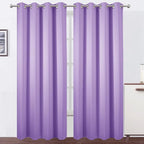 Blackout Curtains 66 x 95 inch/Lavender Curtains Set of 2 Panels/Thermal by Lemomo