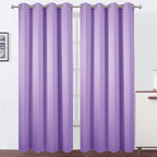 Blackout Curtains 52 x 95 inch/Lavender Curtains Set of 2 Panels/Thermal by Lemomo