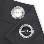 Dark Grey Blackout Curtains 34 x 63 Inch Length/Set of 2 Curtain Panels/Thermal - Image 5