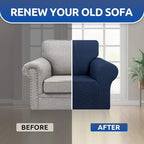 Stretch Chair Sofa Slipcover, Single Couch Cover, Pet Friendly Furniture - Image 7
