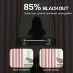 Pinch Pleated Curtains 92 Inches Long, Home Fashion Microfiber Thermal - Image 3