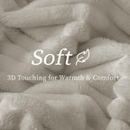 BEDELITE Ribbed Fleece Throw Blanket - Image 5
