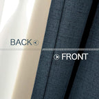 MIULEE 100% Blackout Linen Curtains - Image 6