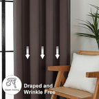 Simplebrand Chocolate Blackout Curtains - Image 6