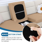 Milk Silk Couch Cushion Covers, Sofa Covers Washable - Image 5