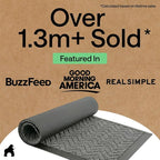 GORILLA GRIP 100% Waterproof All-Season WeatherMAX Doormat, Durable Natural - Image 4