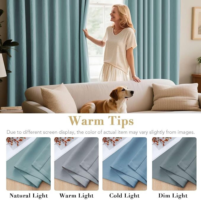 H.VERSAILTEX Blackout Window Treatment Curtains/Panels, Thermal Insulated Room - Image 5