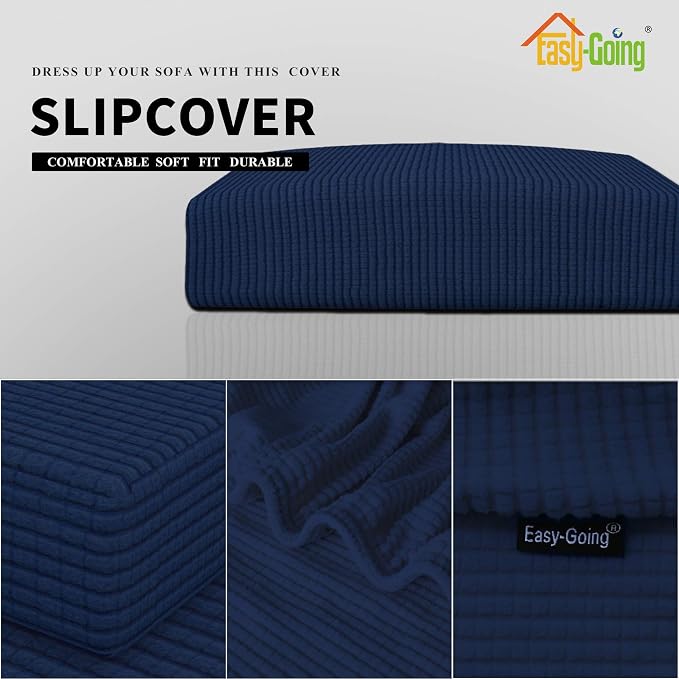 Easy-Going Stretch 1 Piece Oversized Couch Cushion Cover - Image 3