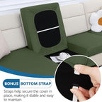 Milk Silk Couch Cushion Covers, Sofa Covers - Image 4